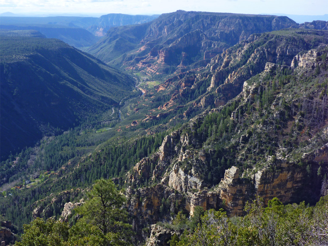 High above Oak Creek Canyon