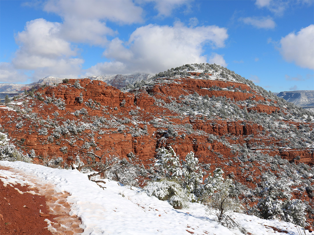 Red cliffs