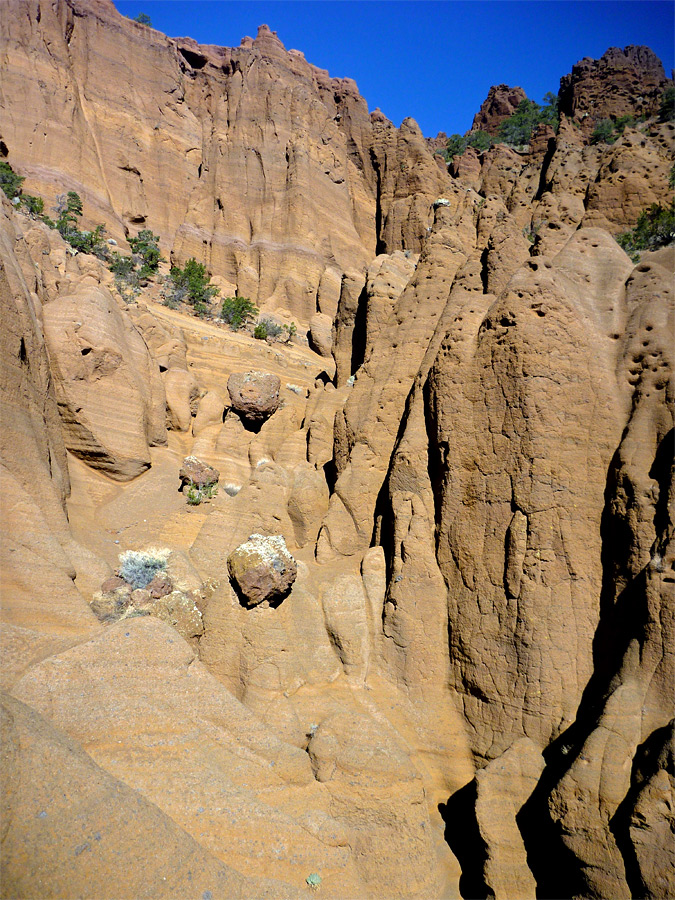 Walls of the amphitheater