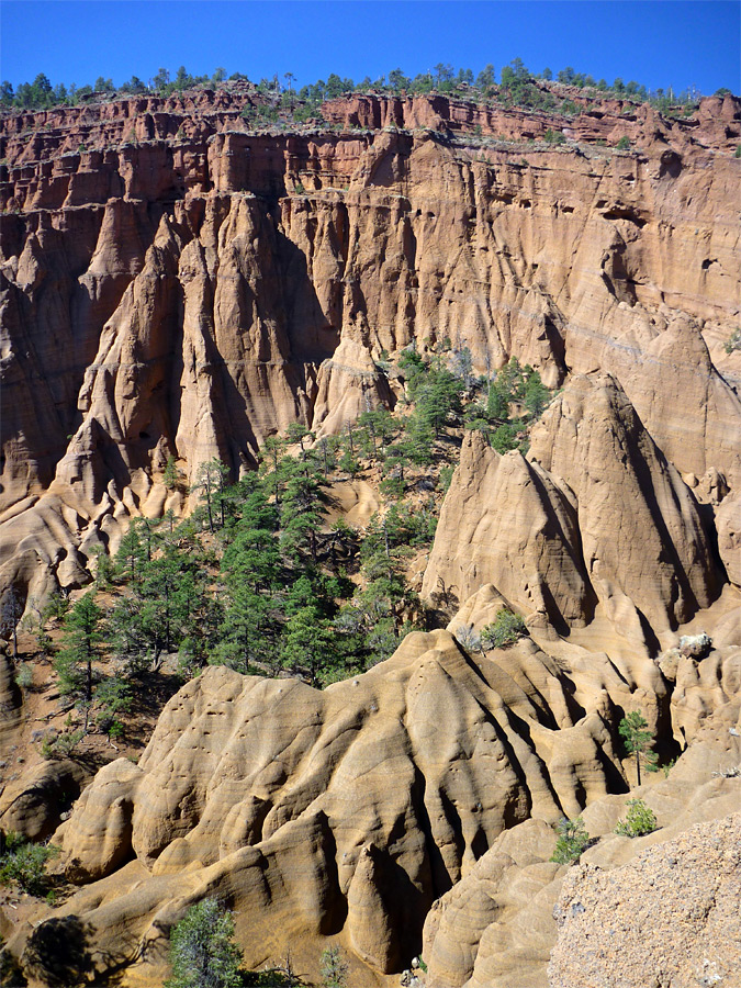 Above the amphitheater