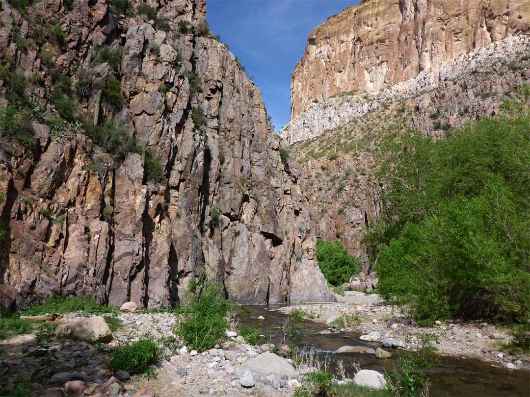 Tall cliffs