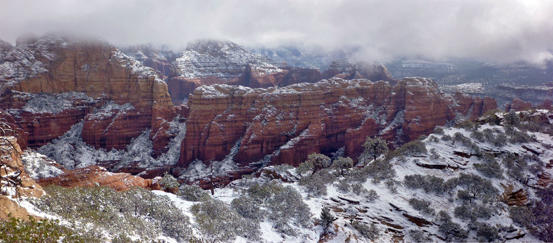 Ridge bordering Fay Canyon