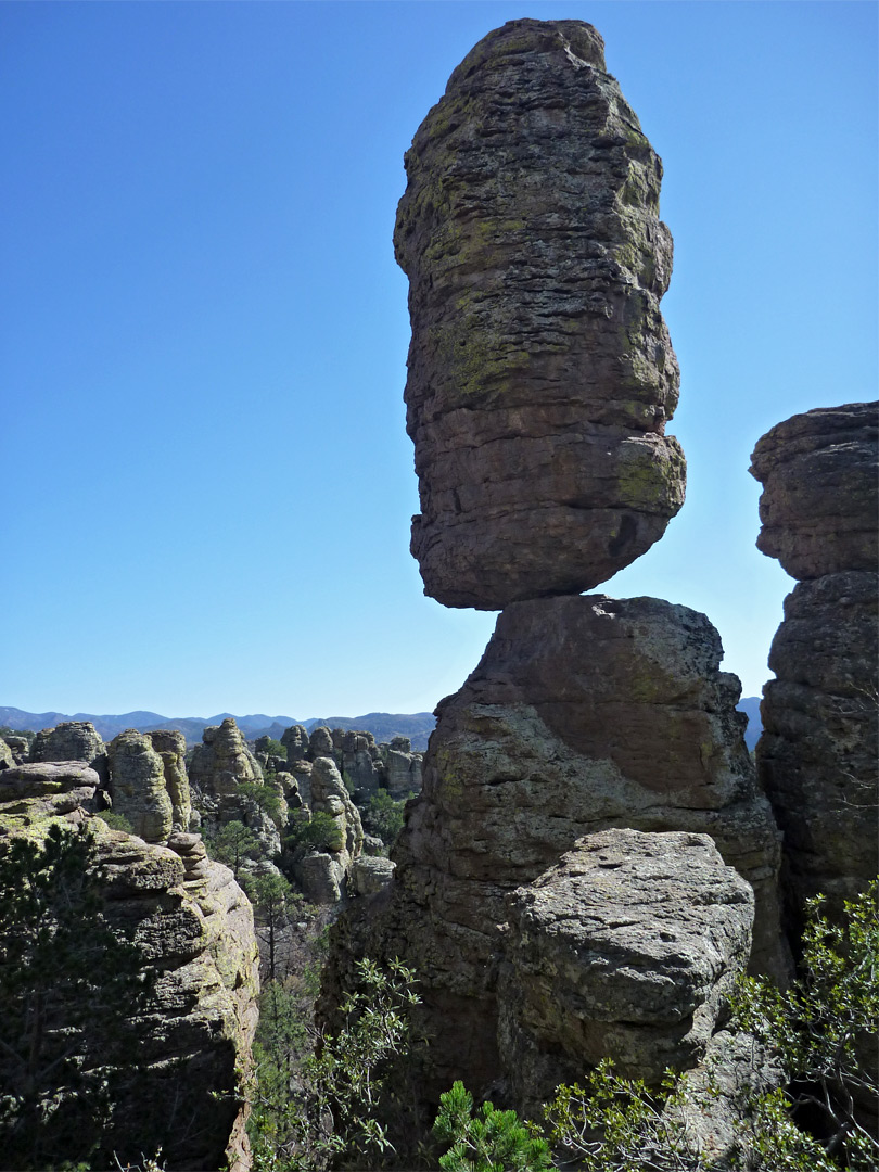 Large balanced boulder