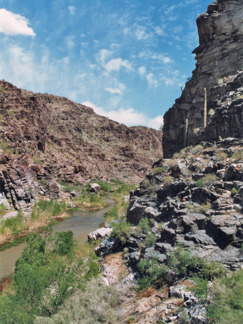 Tall cliffs