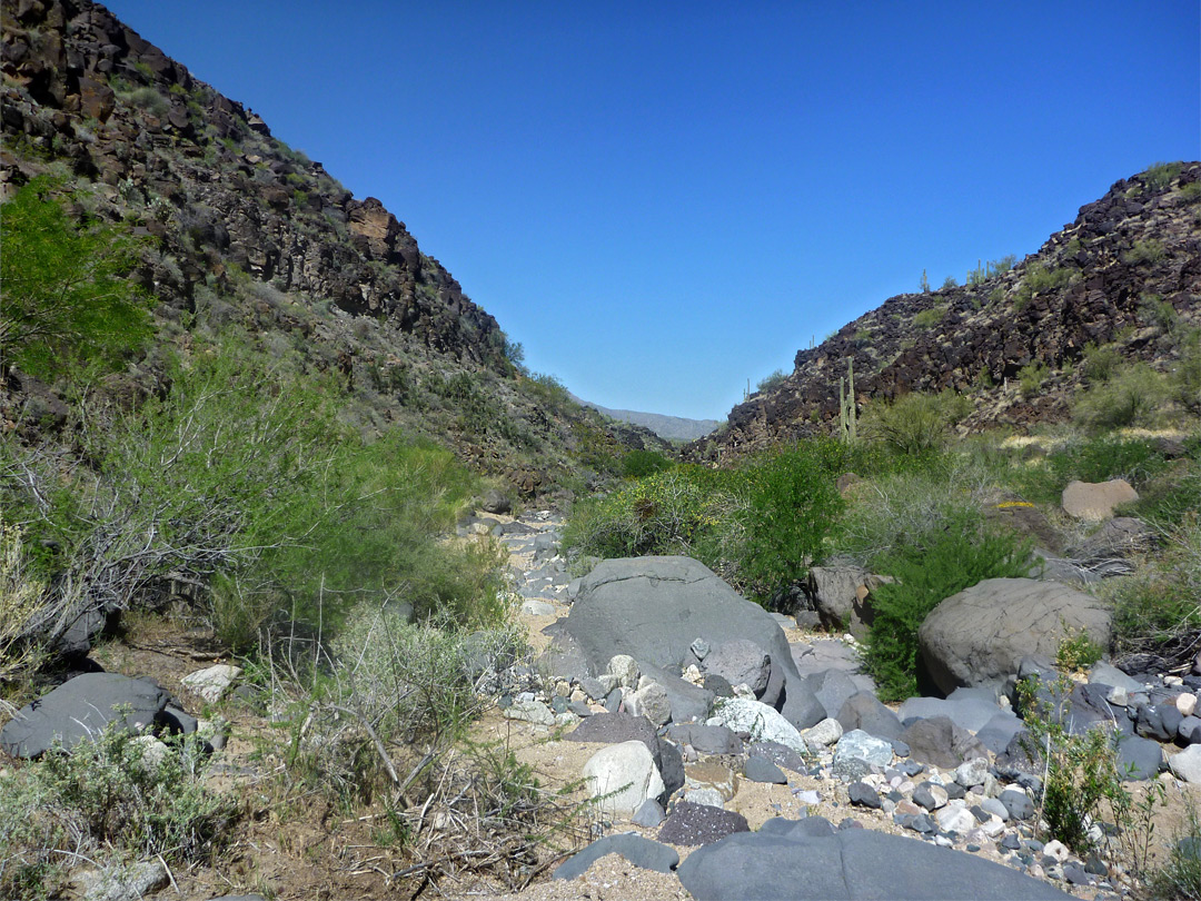 East end of the canyon