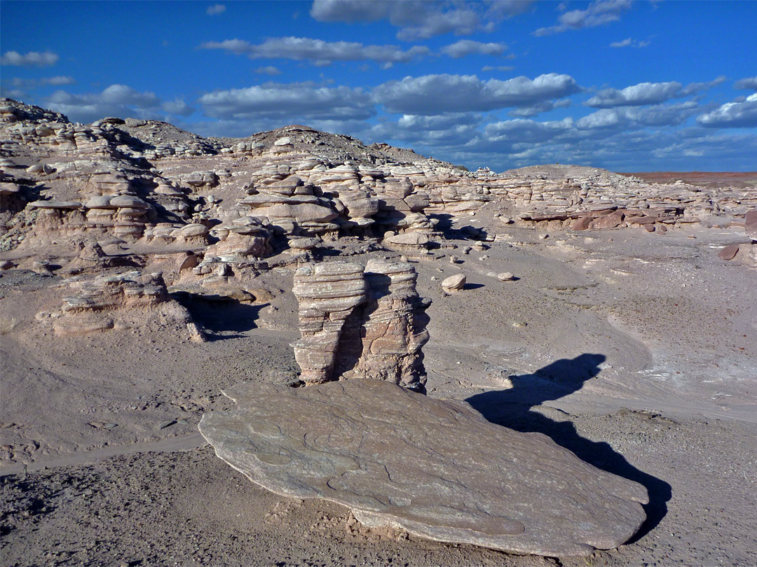 Eroded rocks