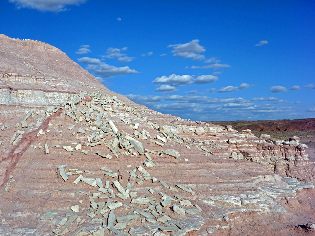 Rock fragments on a hill