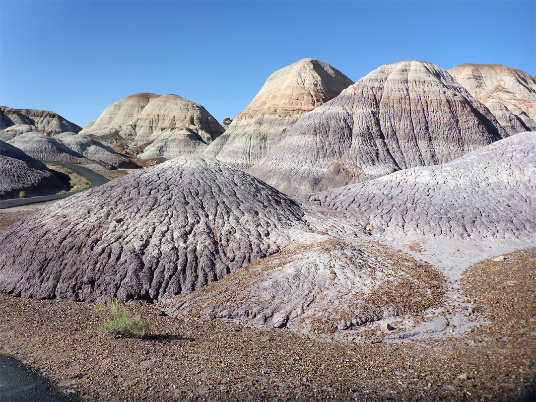 Purple badlands