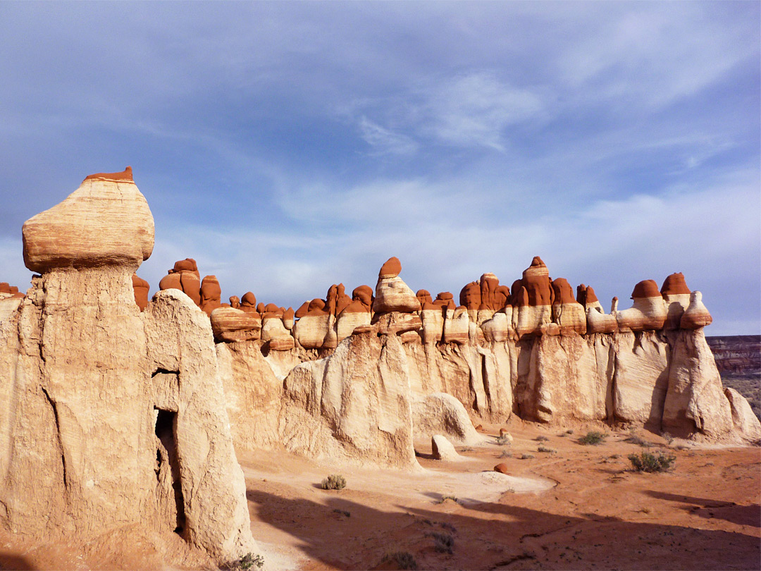 Red and white rocks