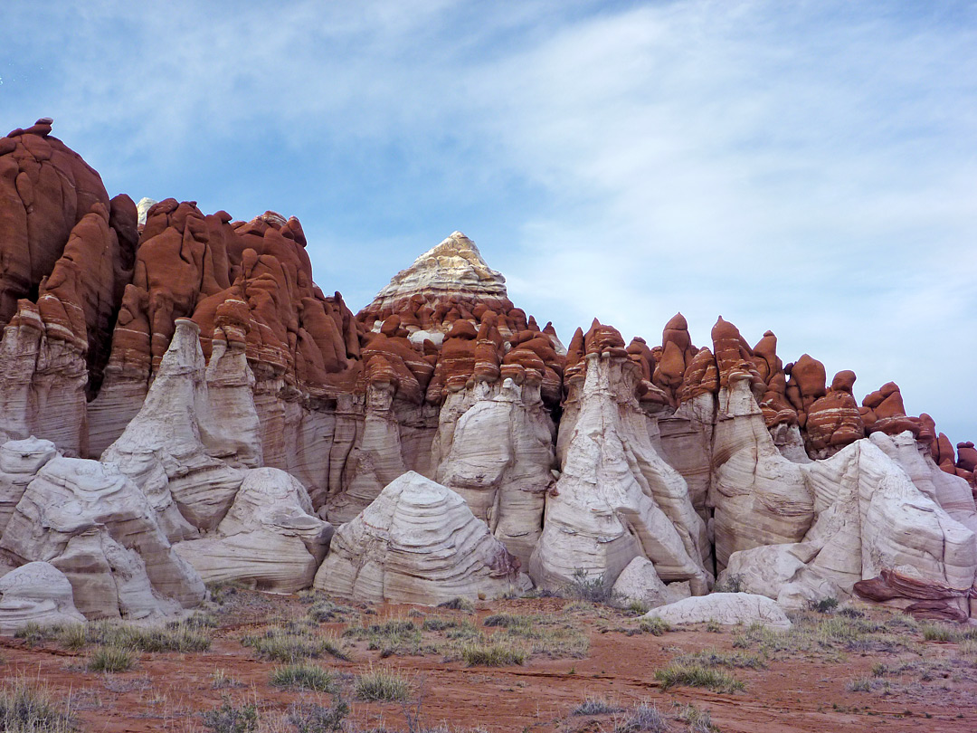 Eroded cliff face