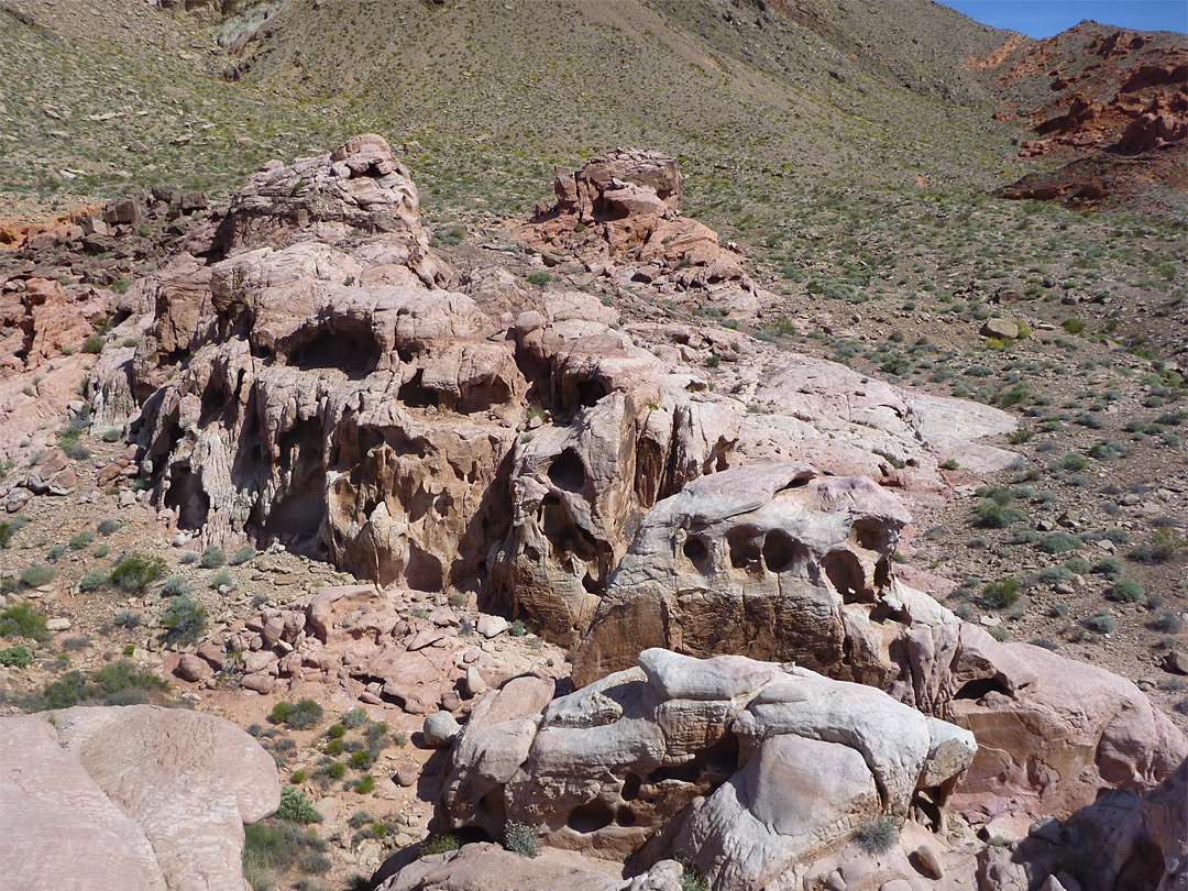 Pale pink sandstone