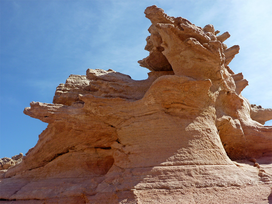 Jagged rocks