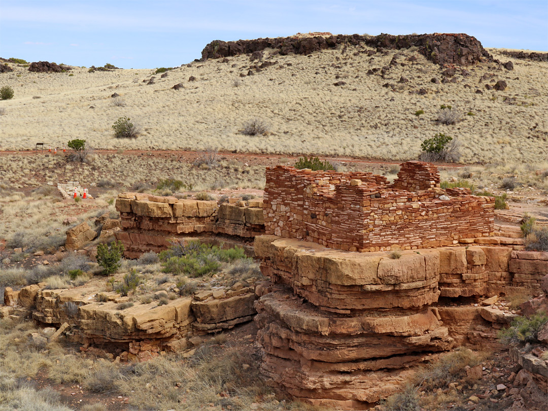 Near and far ruins