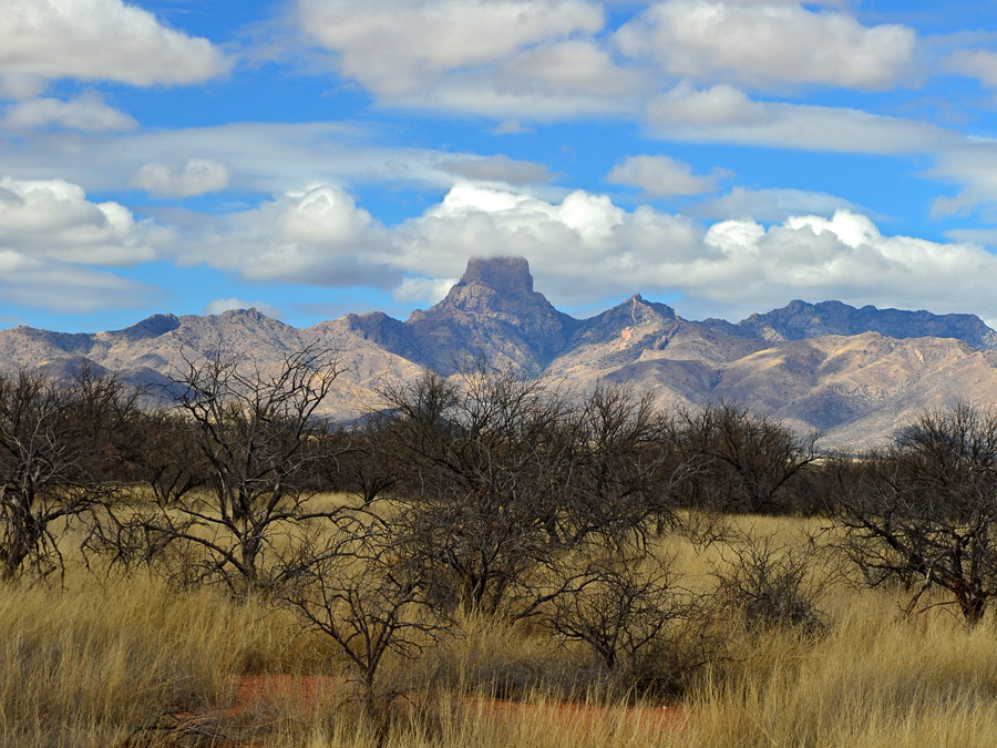 Clouds above the mountains