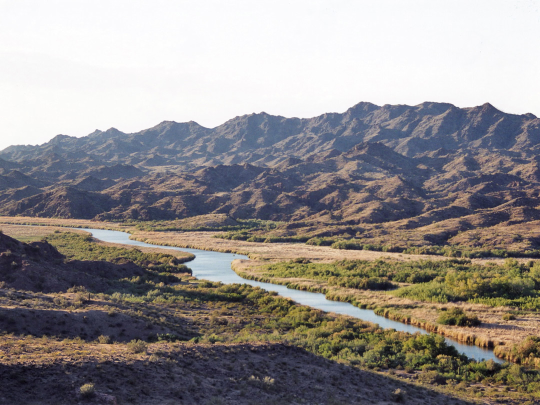 Lower end of the river