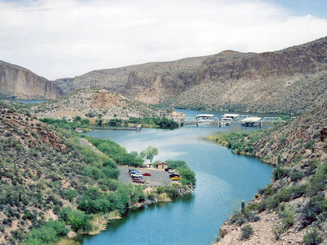 Lower end of La Barge Creek