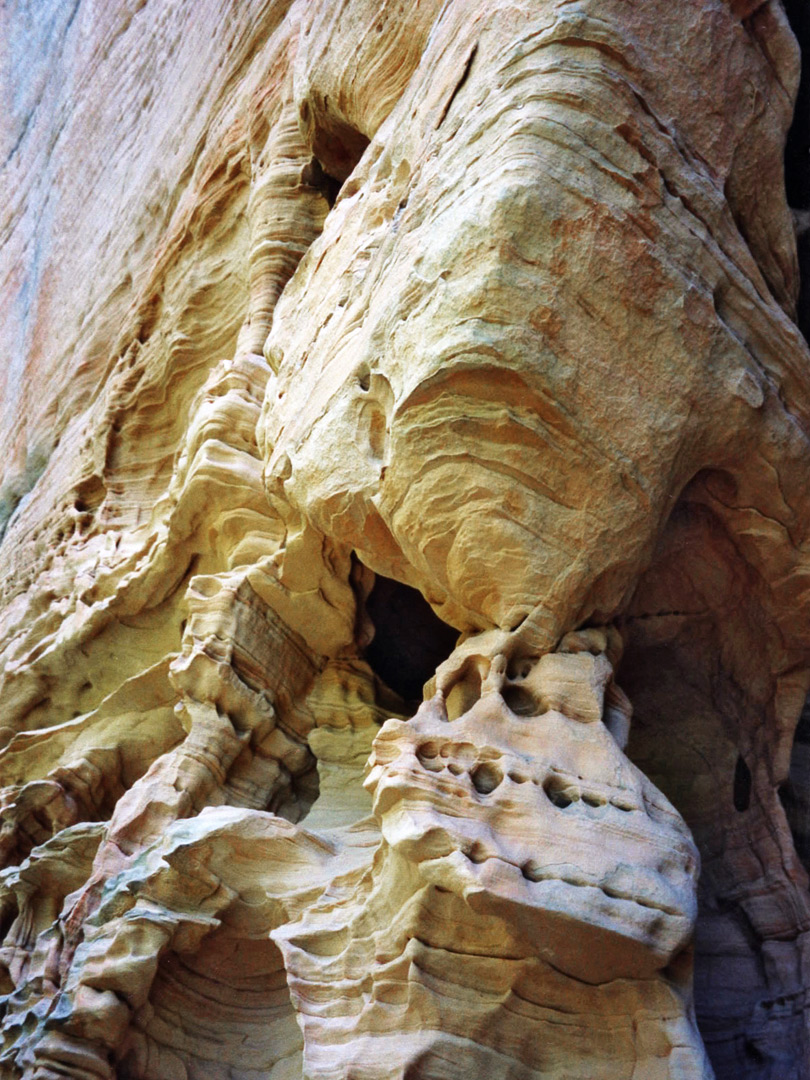 Eroded rocks near Sterling Pass