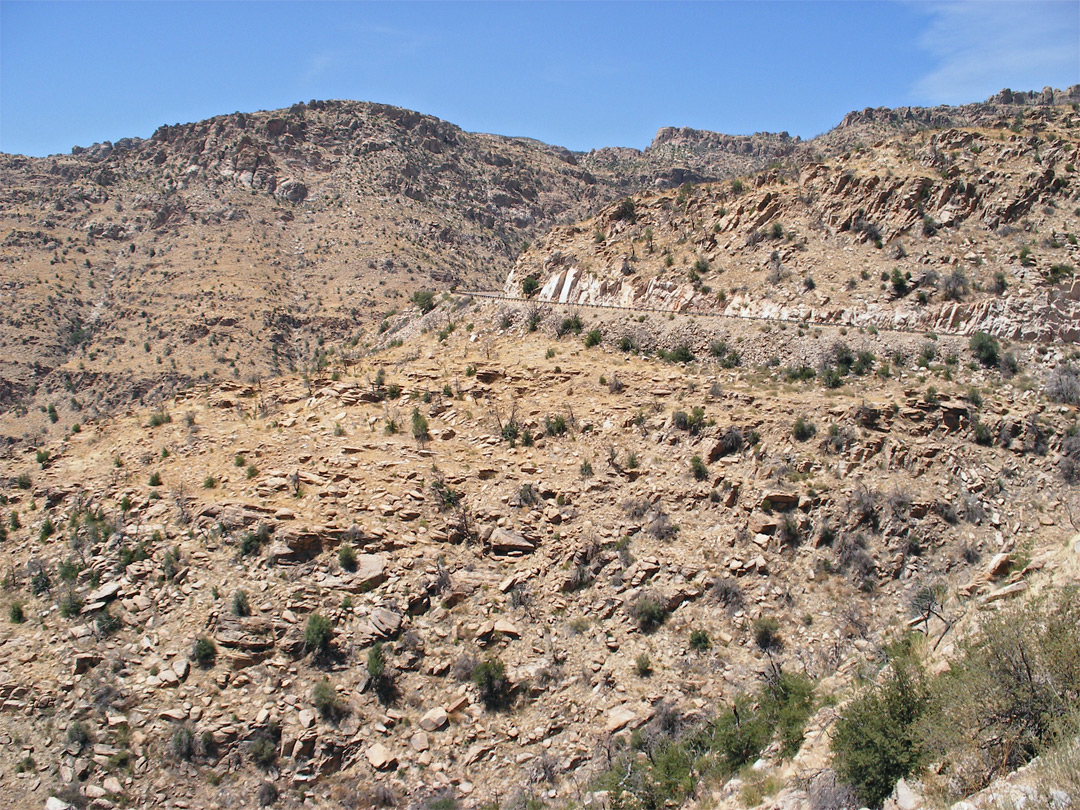 Rocky hillside