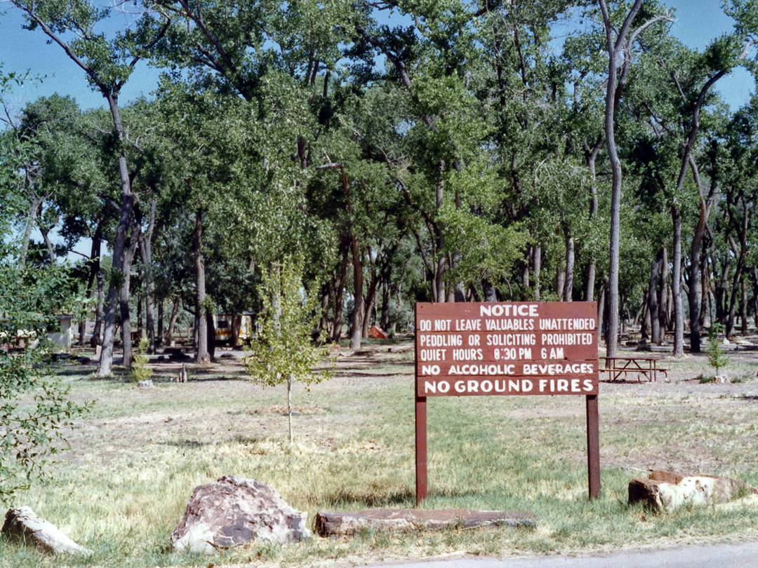 Campsite at Chinle