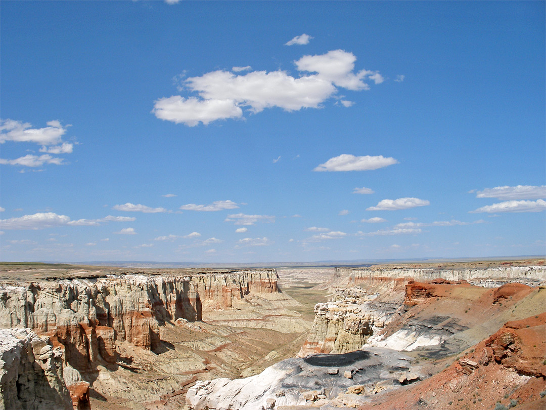 Wide view of the canyon