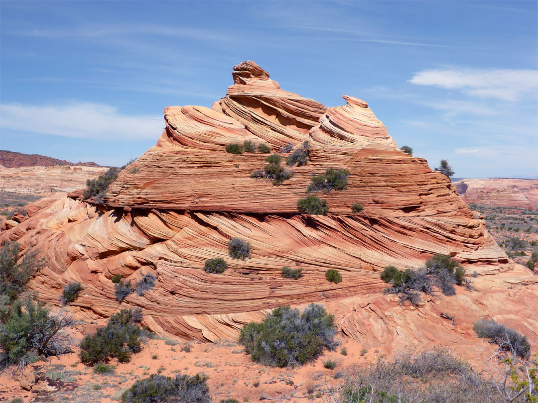 Cross-bedded mound