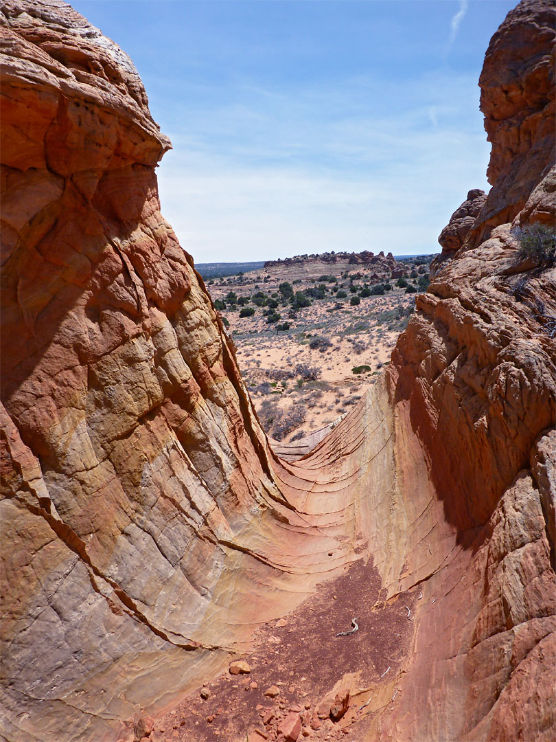 Smooth ravine