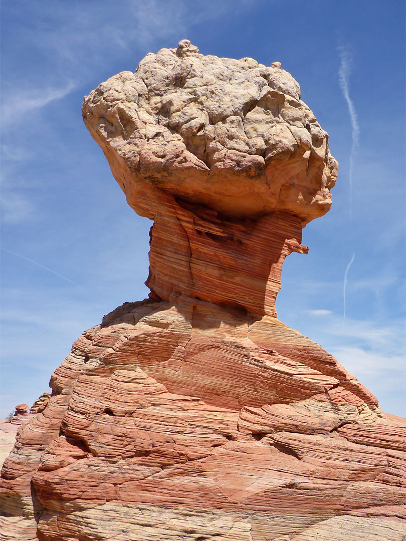 Boulder and pedestal