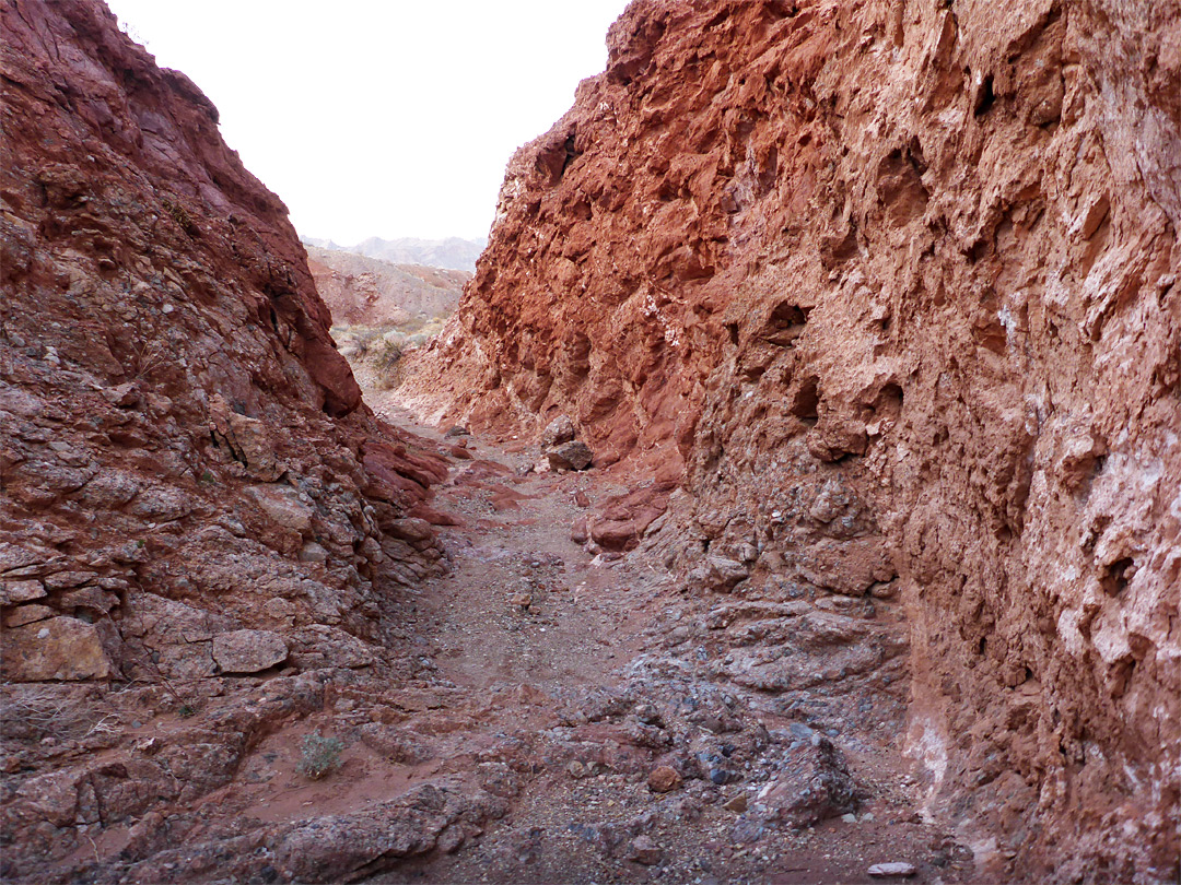 Jagged rock walls