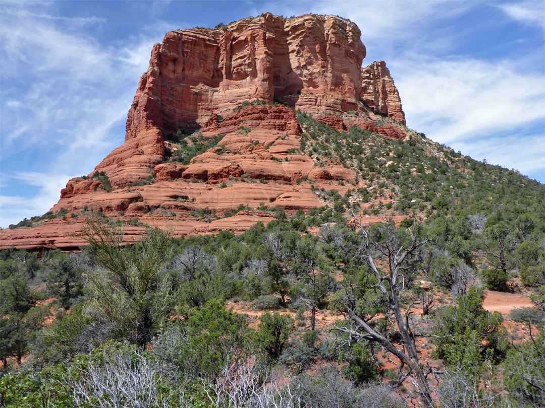 North side of the butte