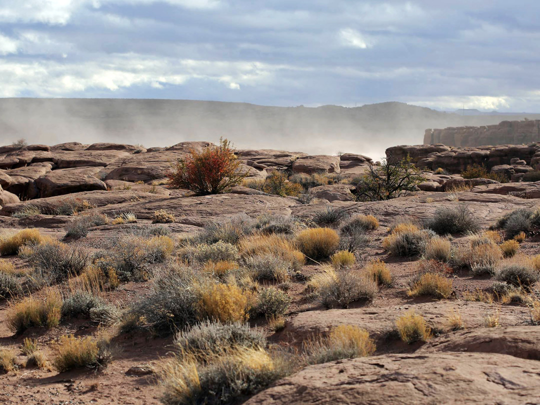 Edge of a plateau