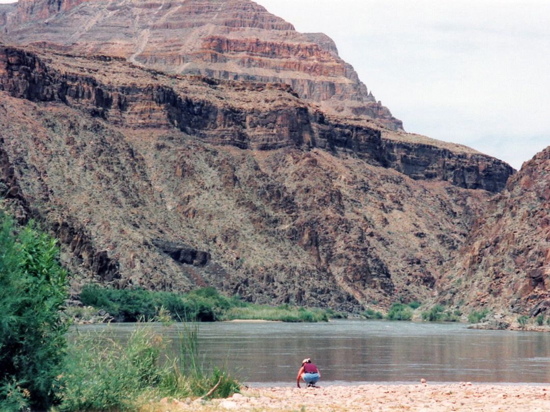 Beach at the end of Diamond Creek