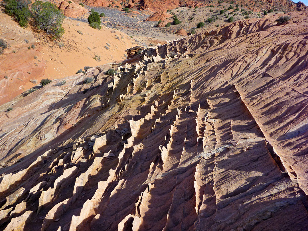 Colorful sandstone