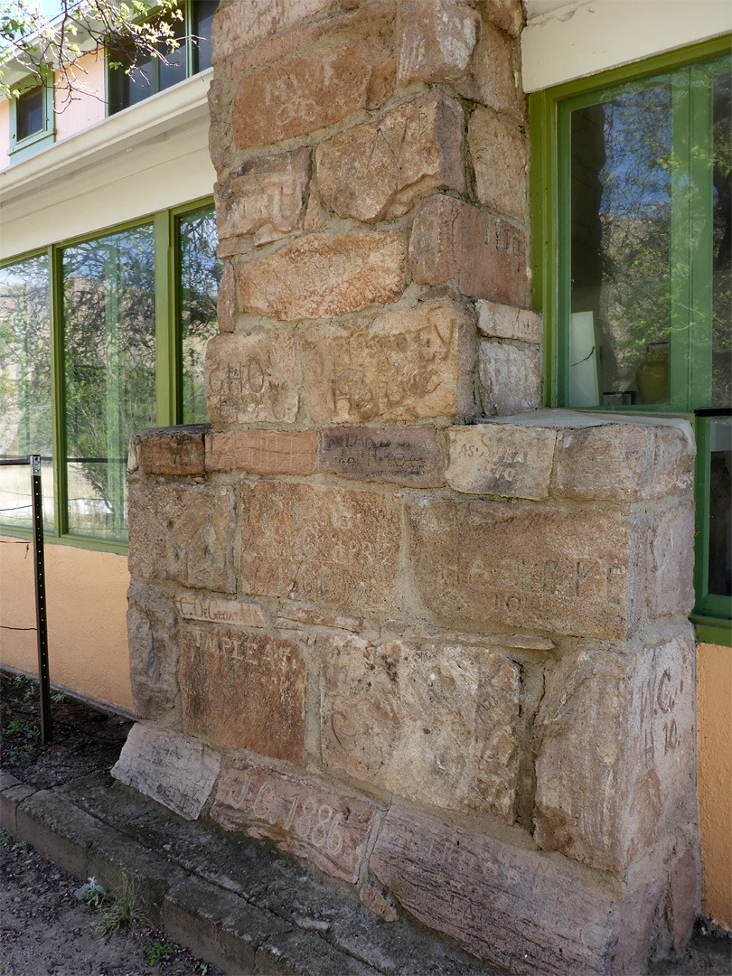 Inscriptions at Faraway Ranch