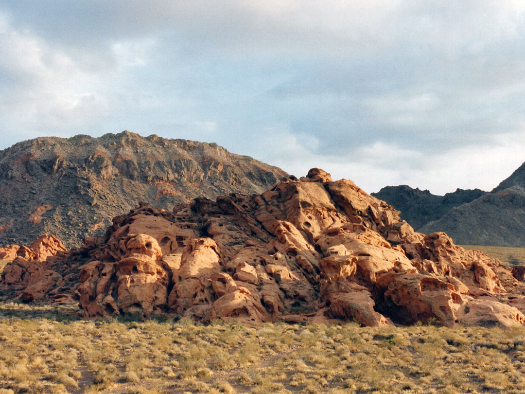 Eroded sandstone