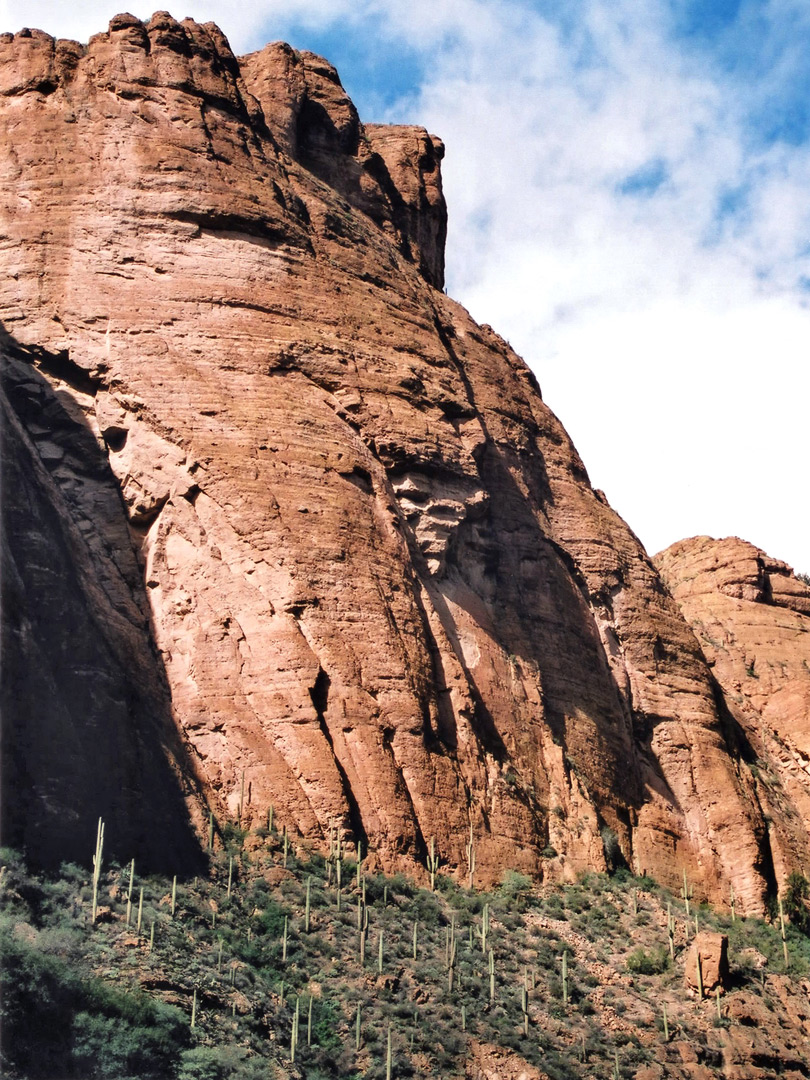 High canyon walls