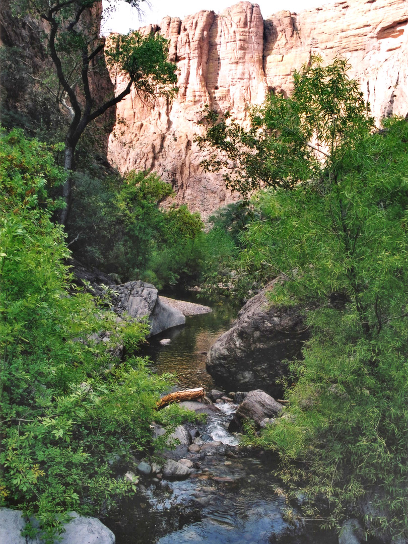 Watery channel