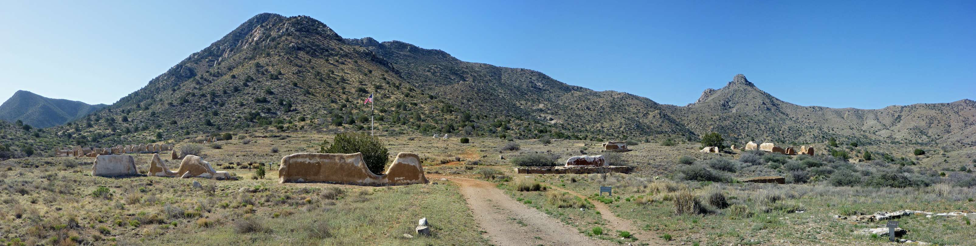 Panoramic view of Fort Bowie