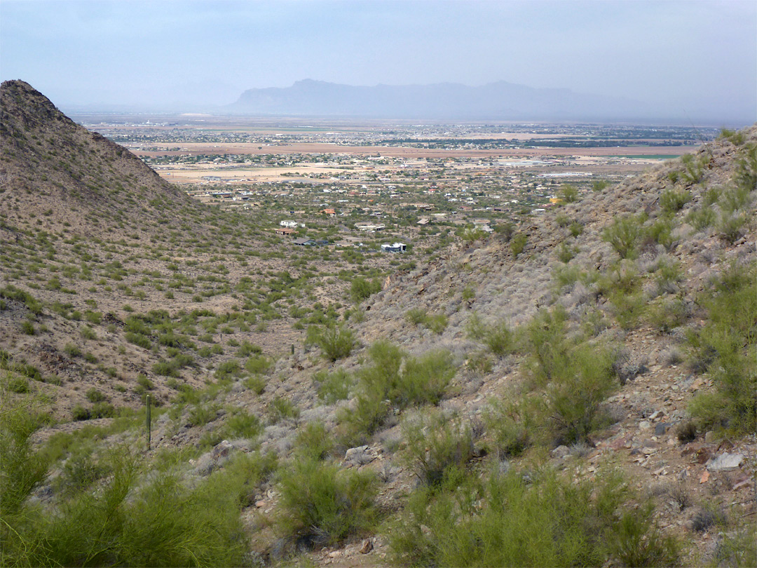 View northeast