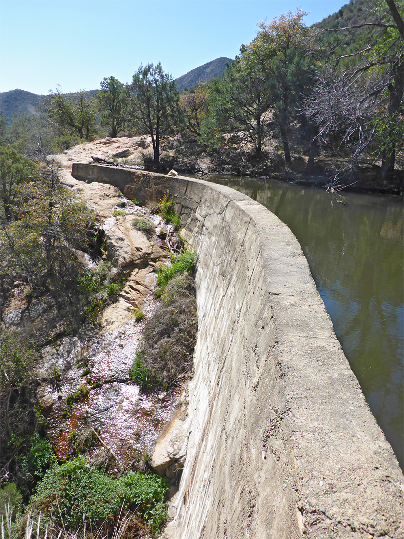 Dam at Halfmoon Tank