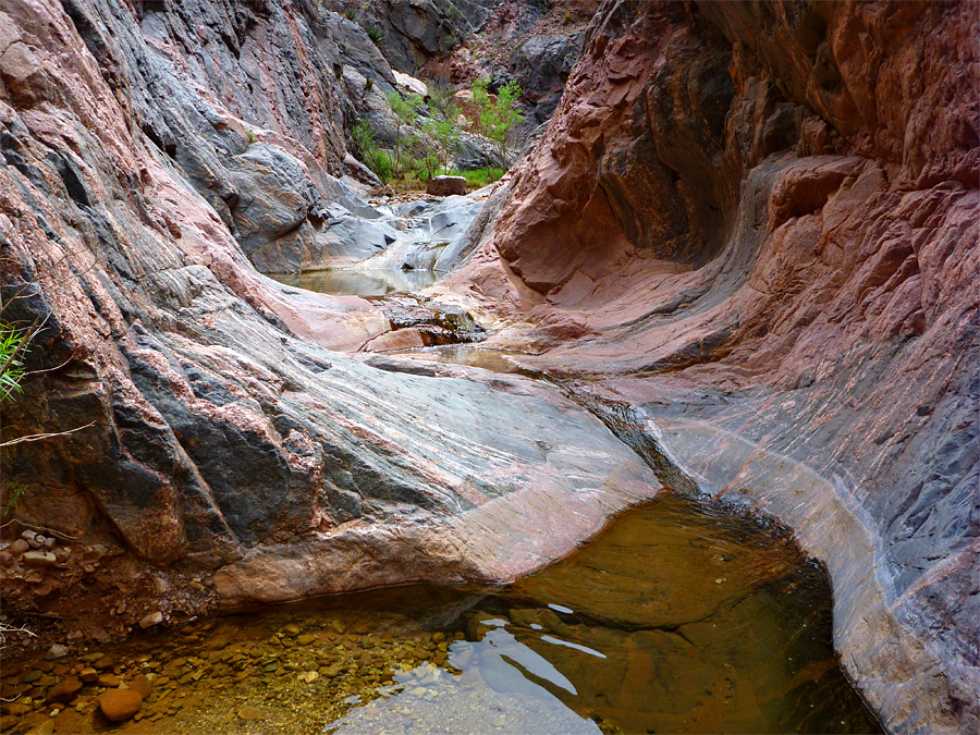 Pools and a small stream