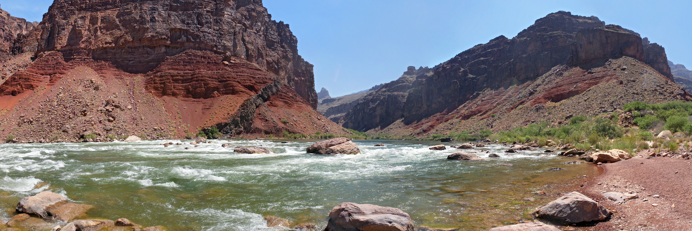 Panorama of Hance Rapids