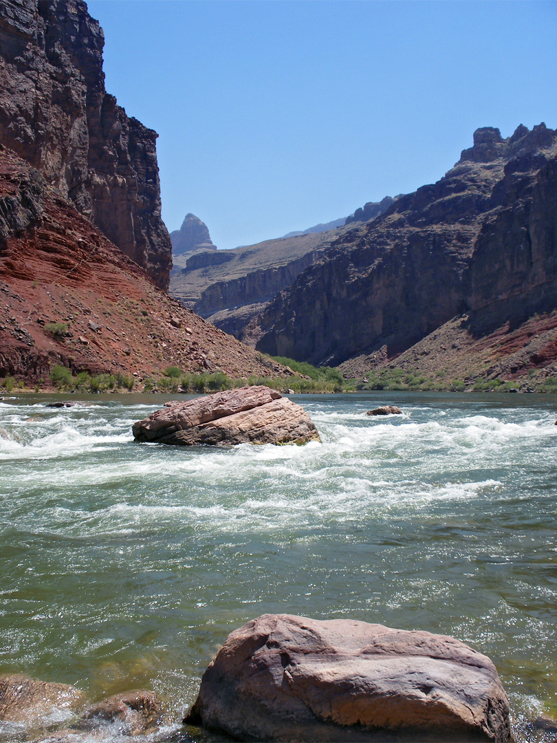 Boulders in the river