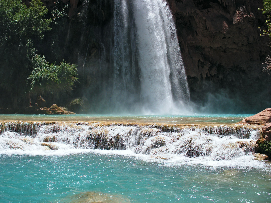 Pool beneath Havasu Falls