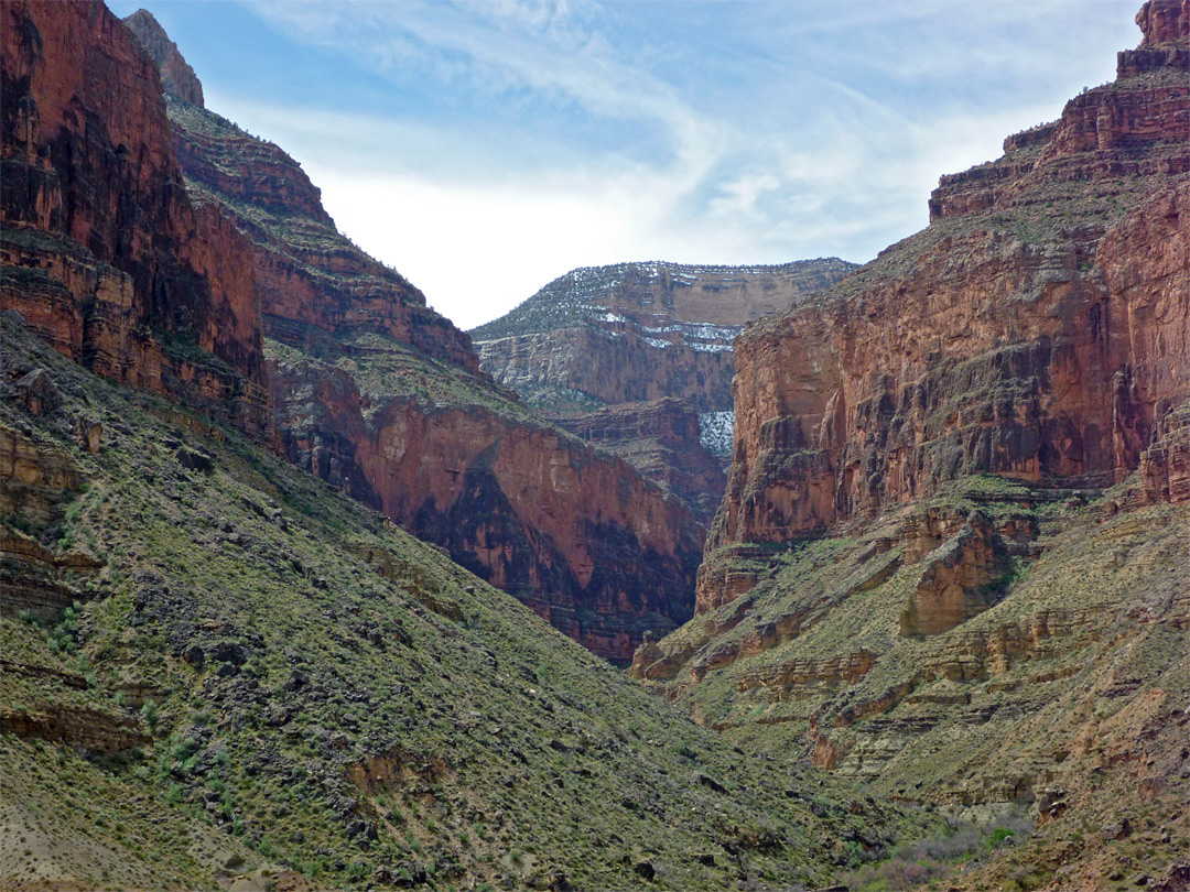 Cliffs above Hermit Creek