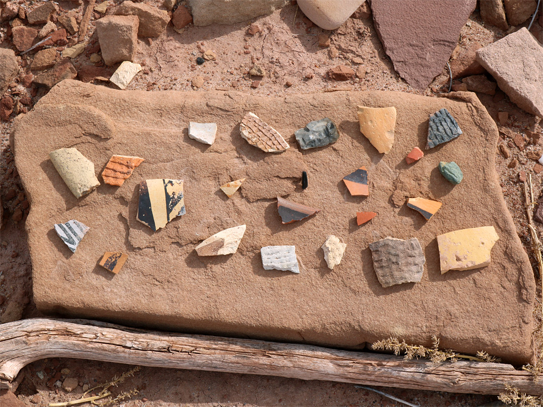 Pottery fragments