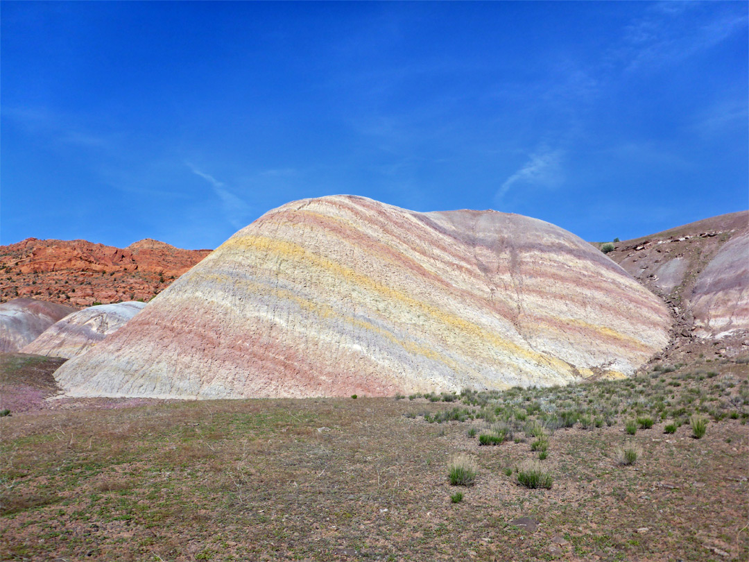 Pastel-colored mound