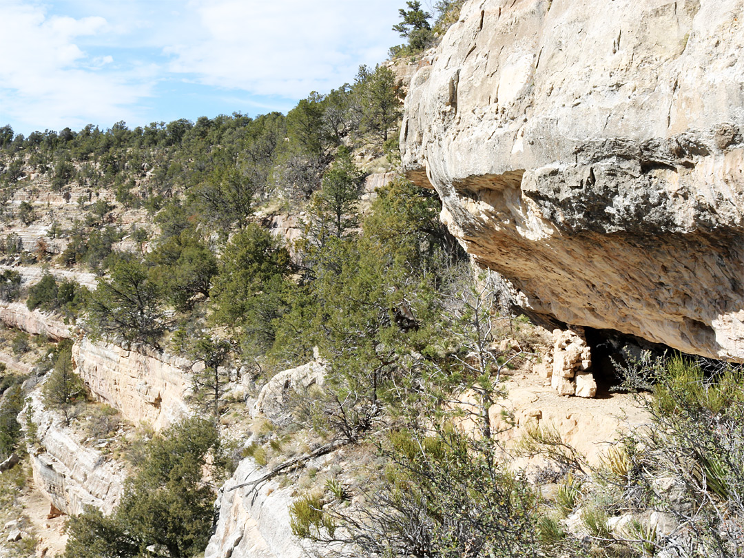 Inaccessible ruin