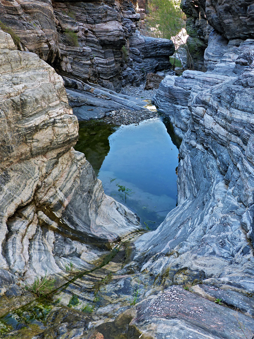 Chute and pool