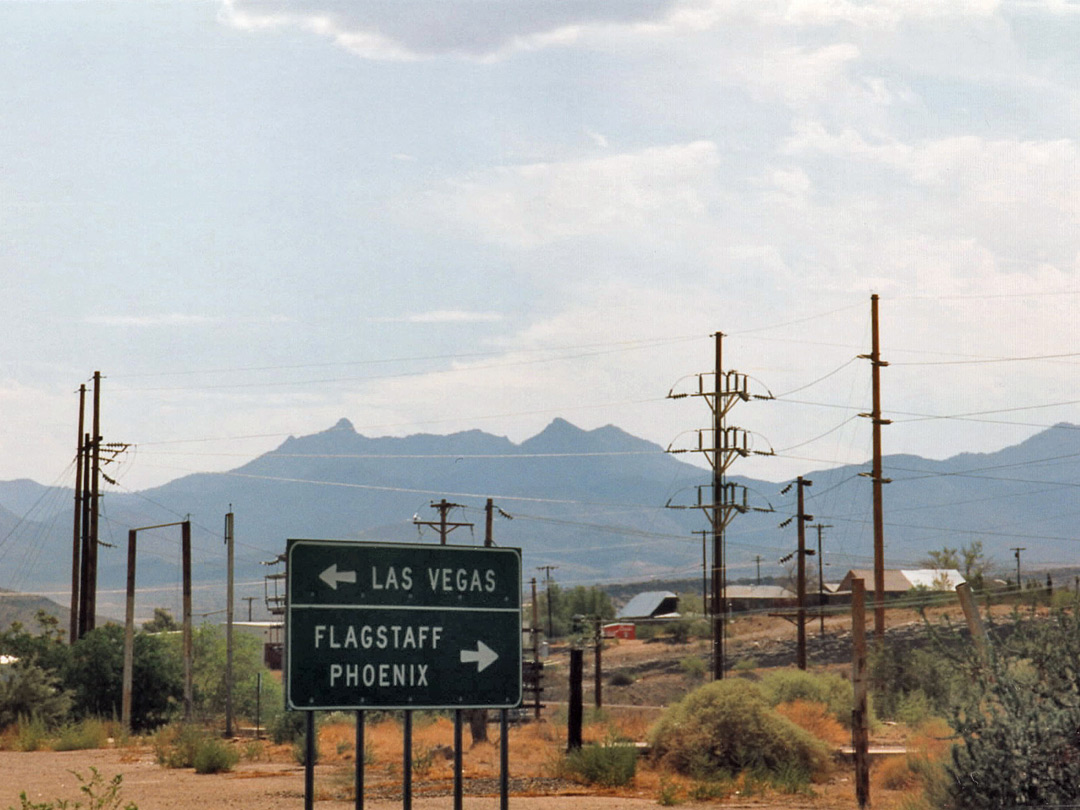 Road signs in Kingman