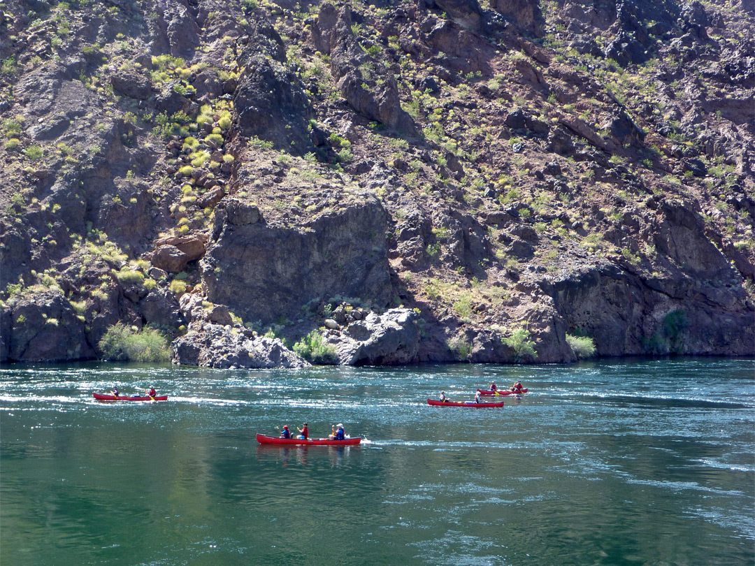 Rafters on Lake Mohave